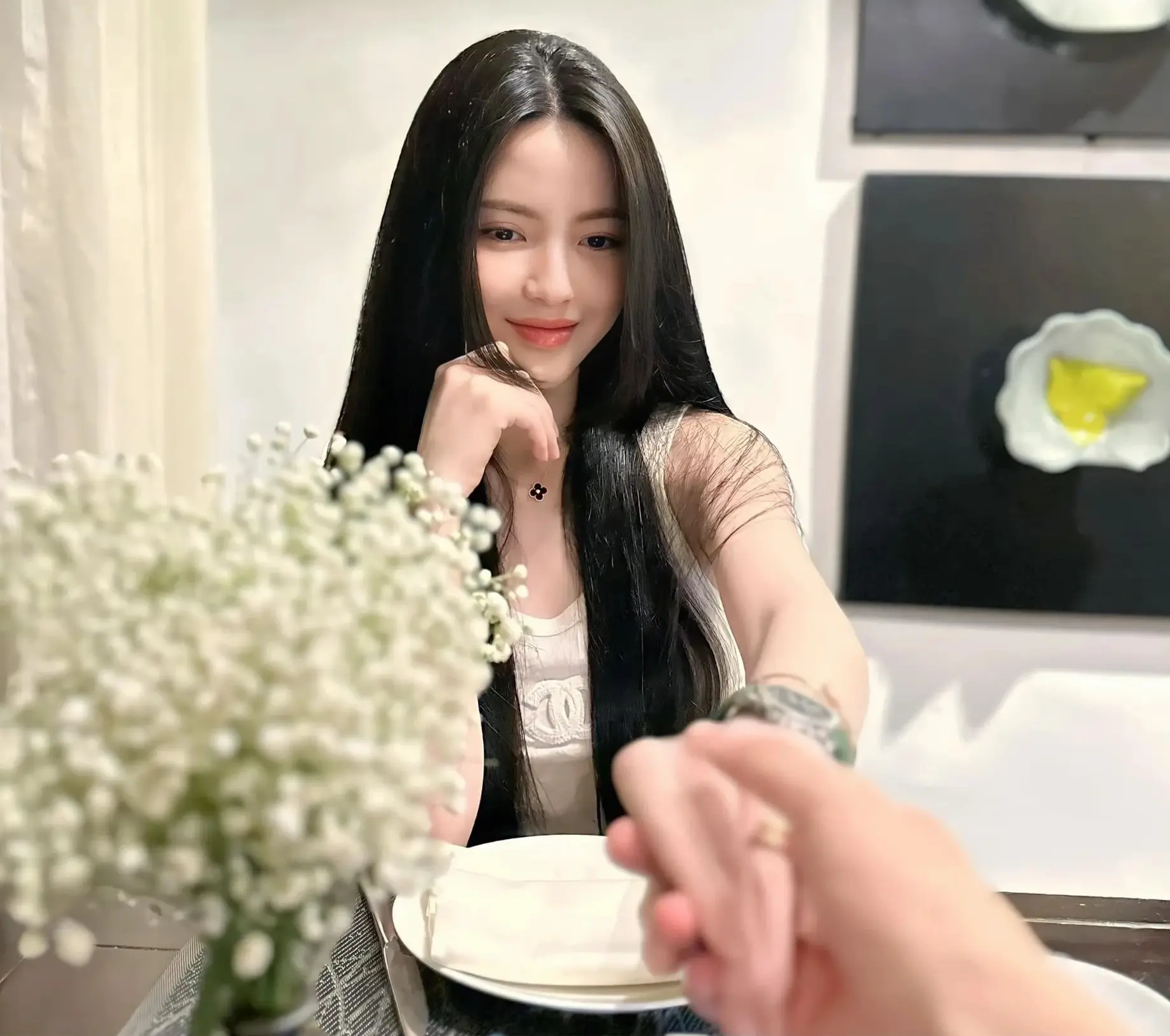 Chu Thanh Huyền và Quang Hải