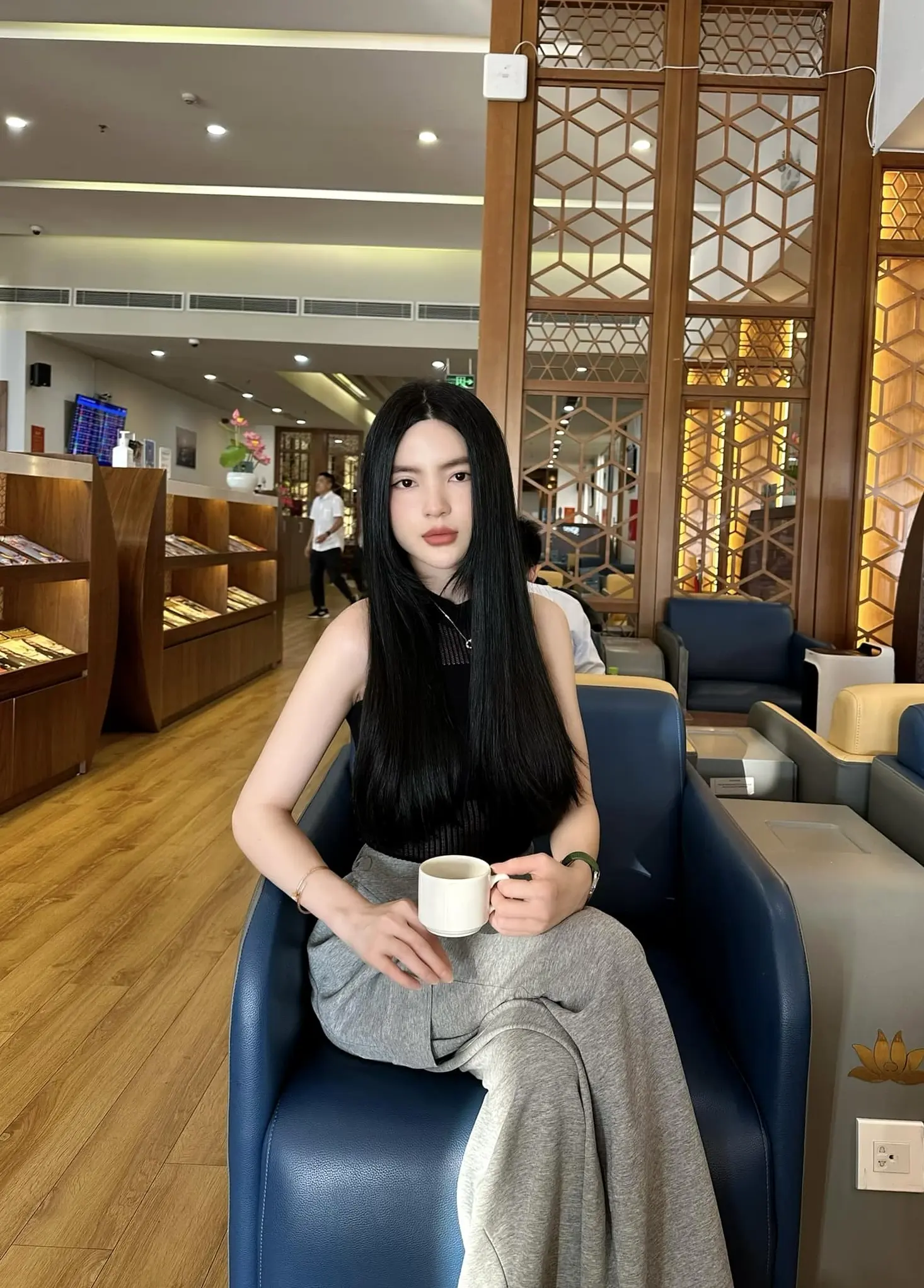 Chu Thanh Huyền với nụ cười rạng rỡ