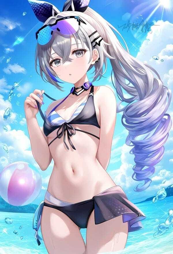 gái anime mặc bikini 10