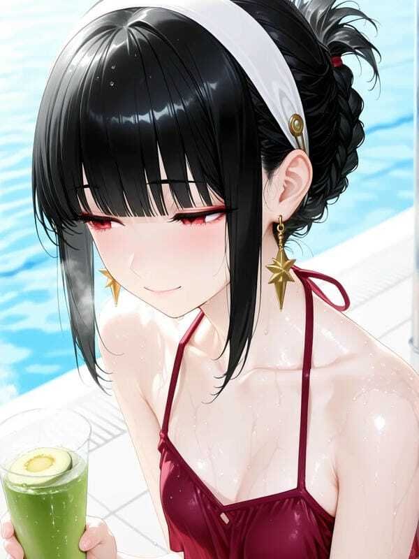 gái anime mặc bikini 15