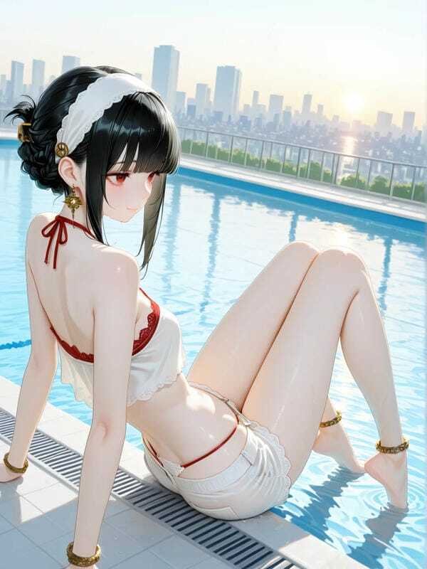 gái anime mặc bikini 17