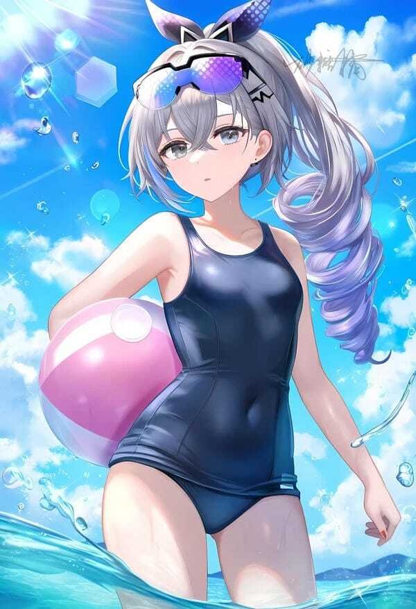 gái anime mặc bikini 8