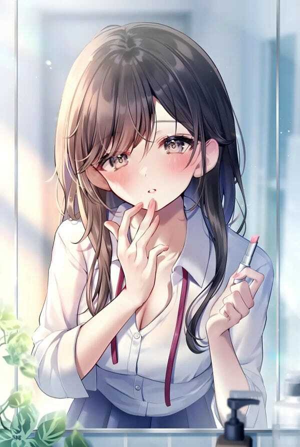 gái anime tâm hồn to và tròn 10