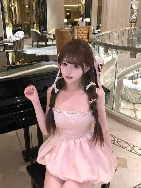 gái xinh mặc pinky 3