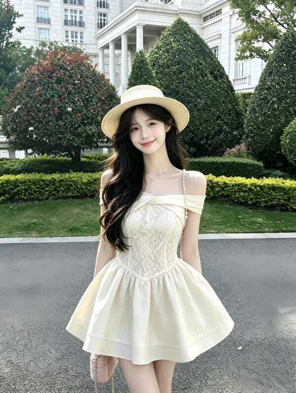 gái xinh mặc váy 10