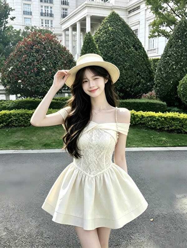 gái xinh mặc váy 11