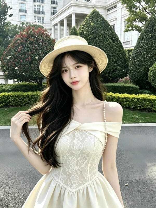 gái xinh mặc váy 12