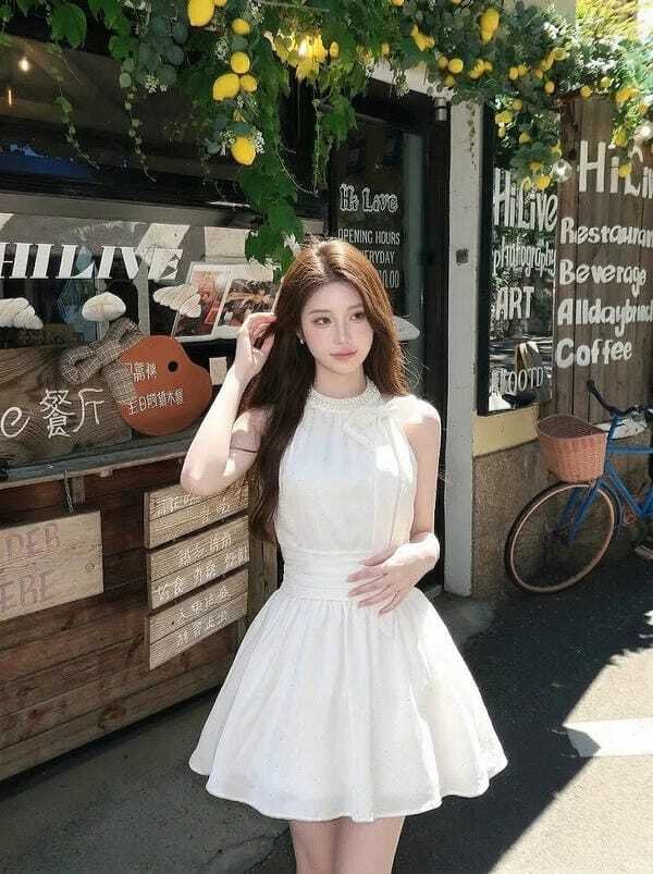 gái xinh mặc váy 13