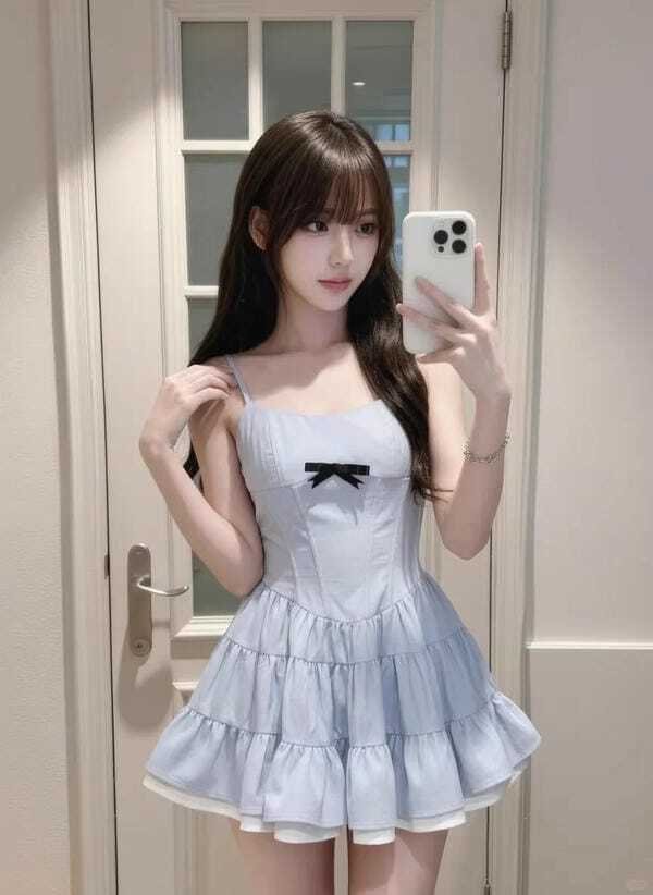 gái xinh mặc váy 22