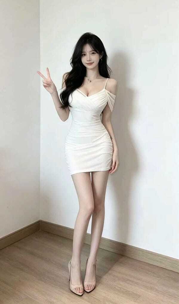 gái xinh mặc váy 24