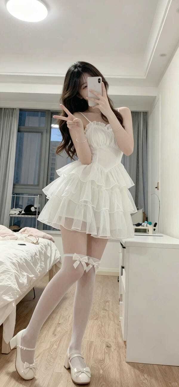 gái xinh mặc váy 5
