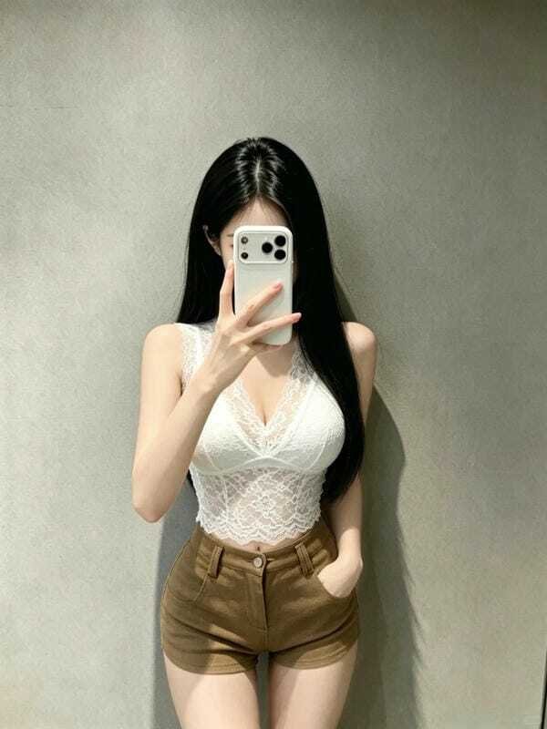 gái xinh ngực to ko che