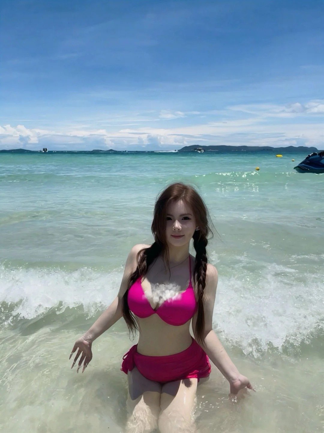 Beautiful girl show vú tròn trịa đầy mê hoặc