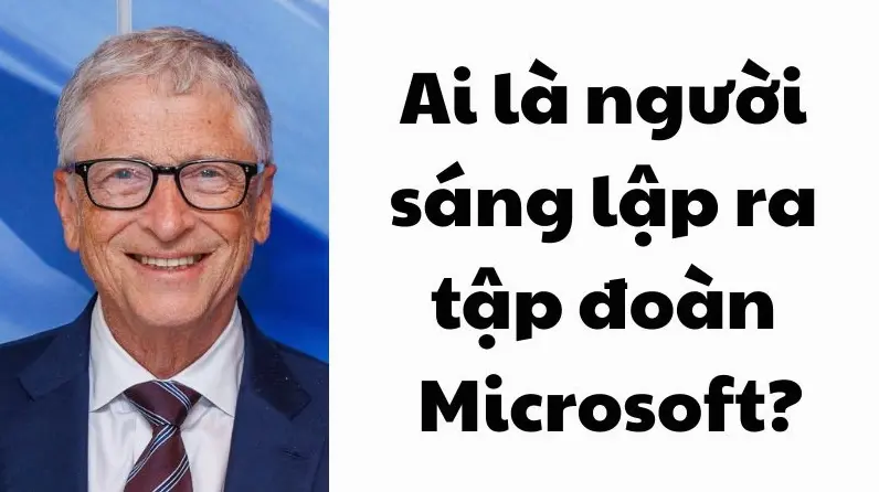 Hình ảnh minh họa hai nhà sáng lập Microsoft