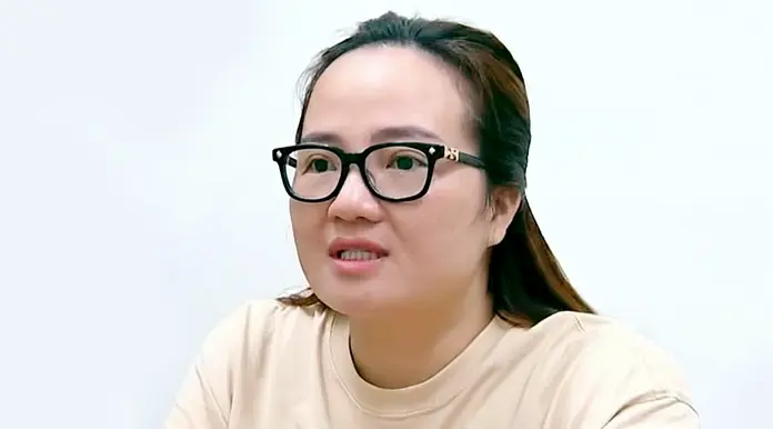 Hoàng Hường trong một video viral trên TikTok