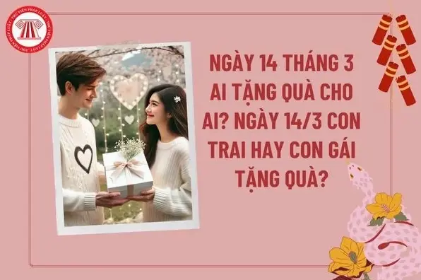 Hoạt động tặng quà ngày 14/3