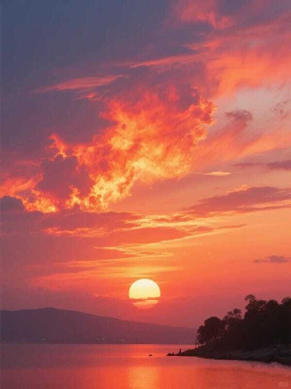 ảnh bầu trời hoàng hôn 7