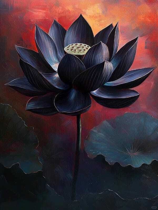 ảnh bông sen đen 23