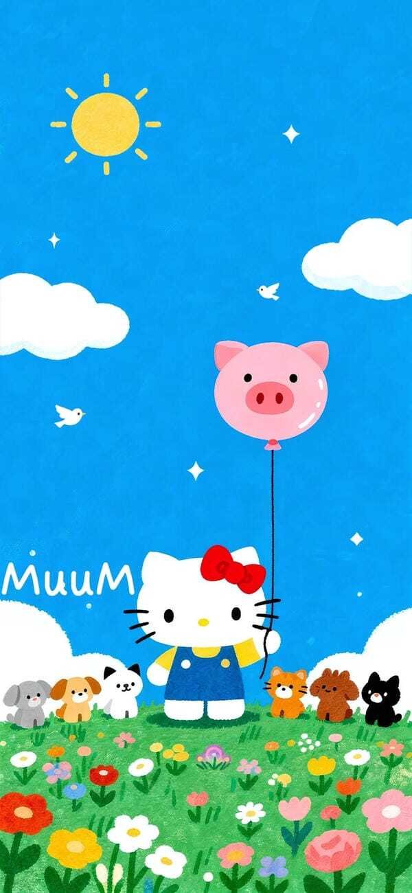 ảnh nền hello kitty 32