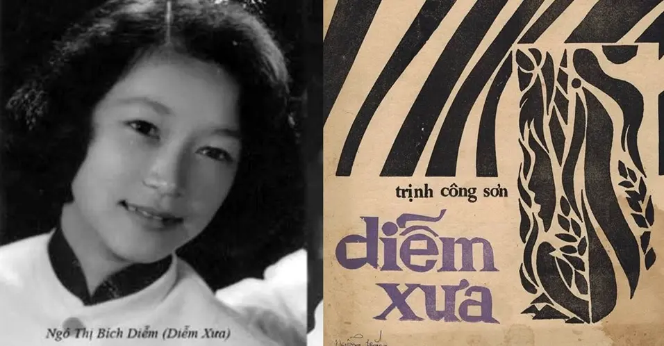 Bìa tập nhạc Diễm Xưa