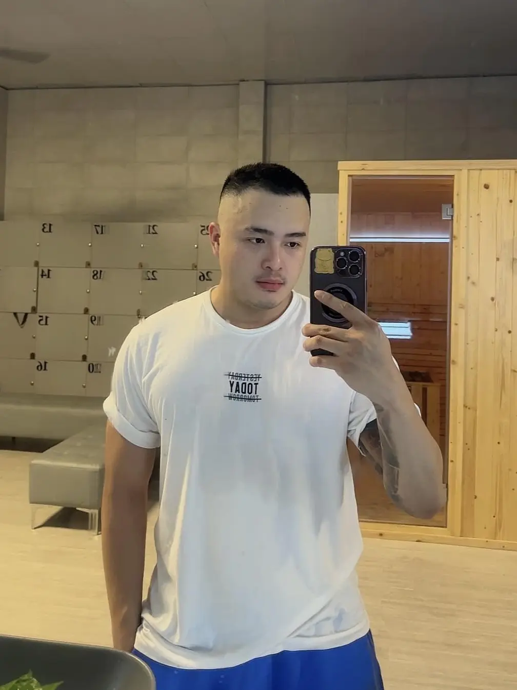 Chị Phiến trong một video gây tranh cãi