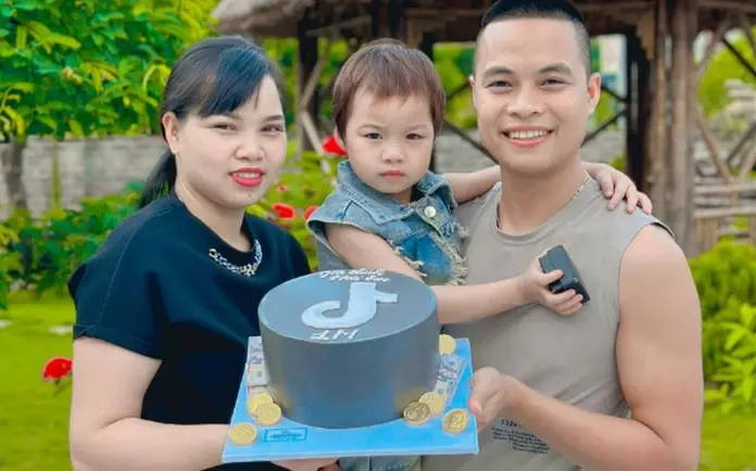 Hải Sen trong một video có yếu tố hài hước