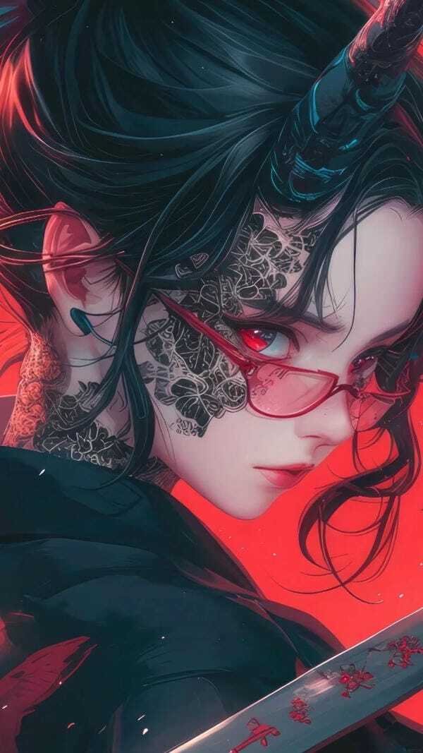 hình ảnh anime nữ ngầu 32