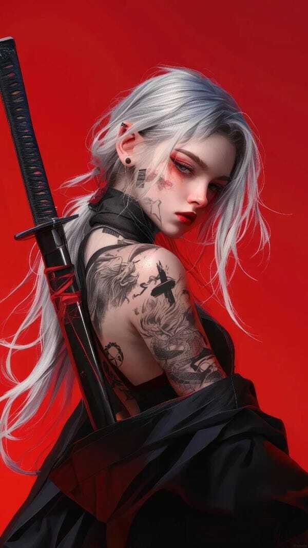 hình ảnh anime nữ ngầu 33