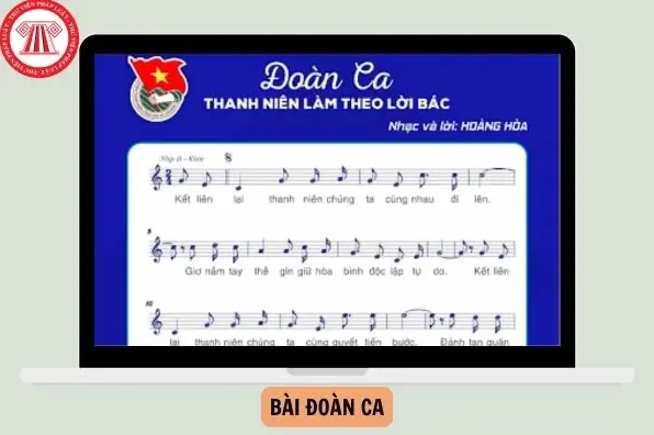 Hình ảnh các bạn trẻ hát bài Đoàn Ca