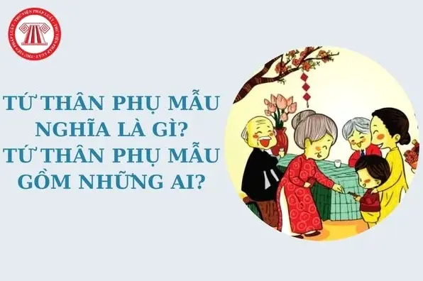 Hình ảnh minh họa khái niệm tứ thân phụ mẫu
