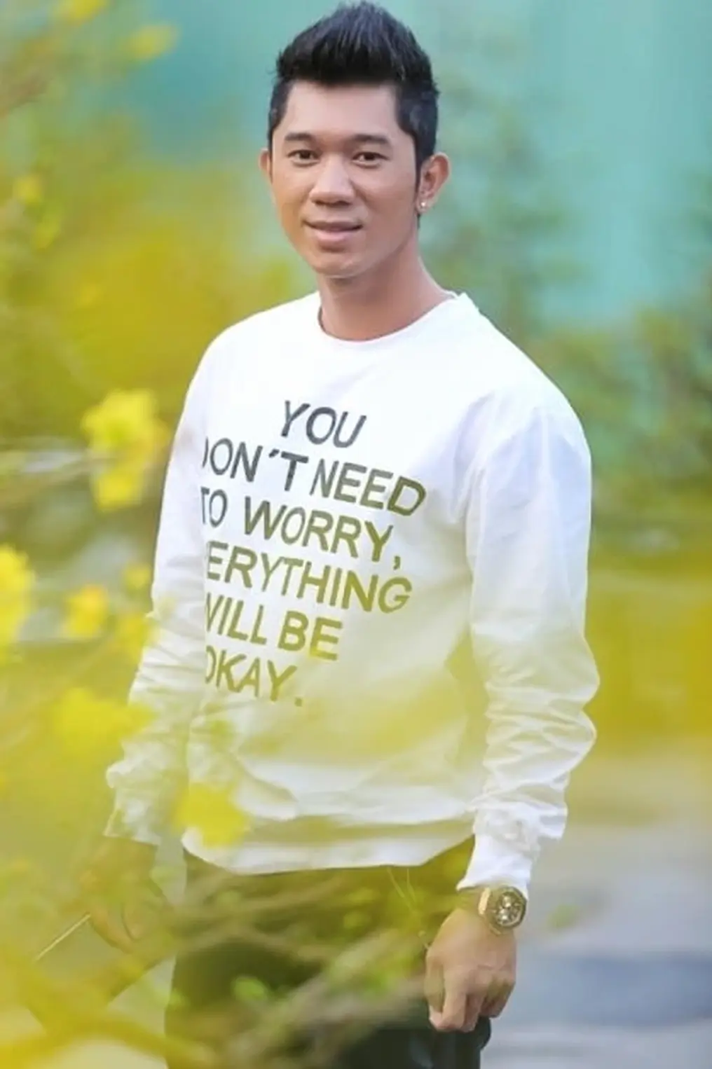 Lương Bằng Quang và con gái Maya