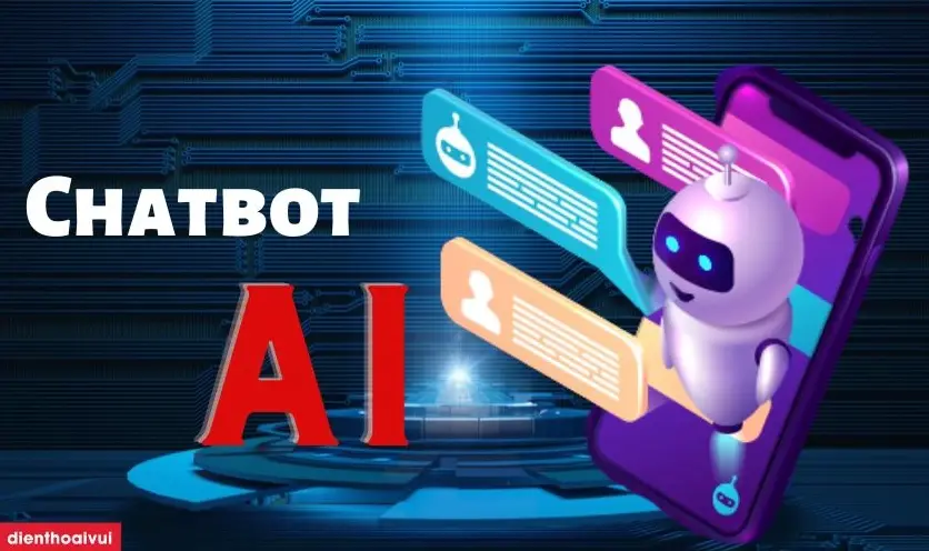Minh họa chatbot AI và con người tương tác