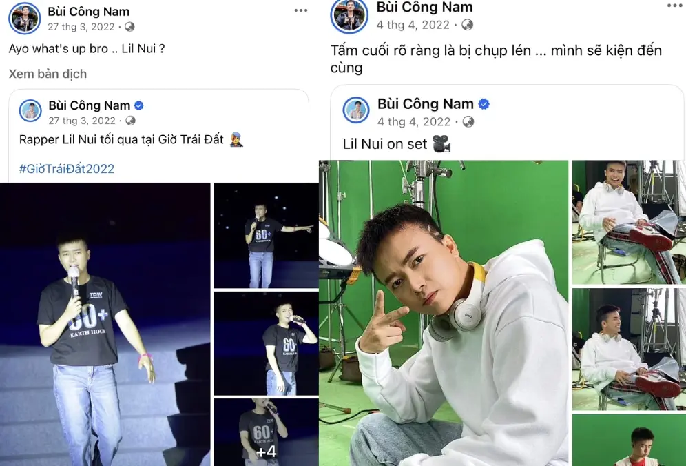 Minh họa MV ca khúc của Lil Nui