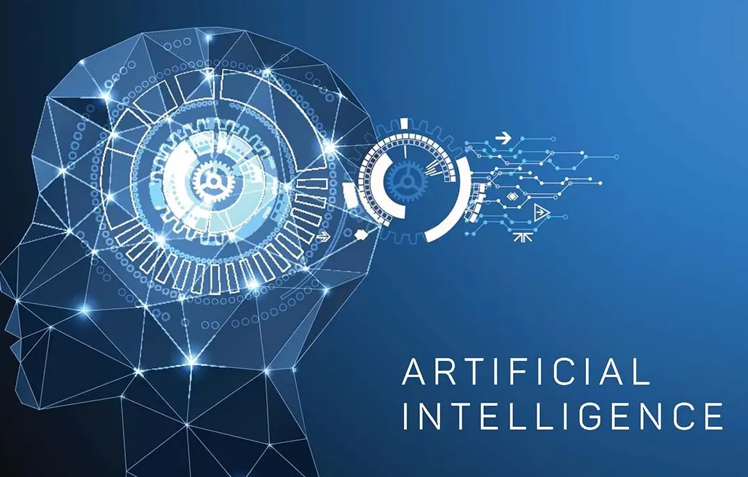 Mô tả ảnh: Con người và robot làm việc cùng nhau trong một môi trường tương lai