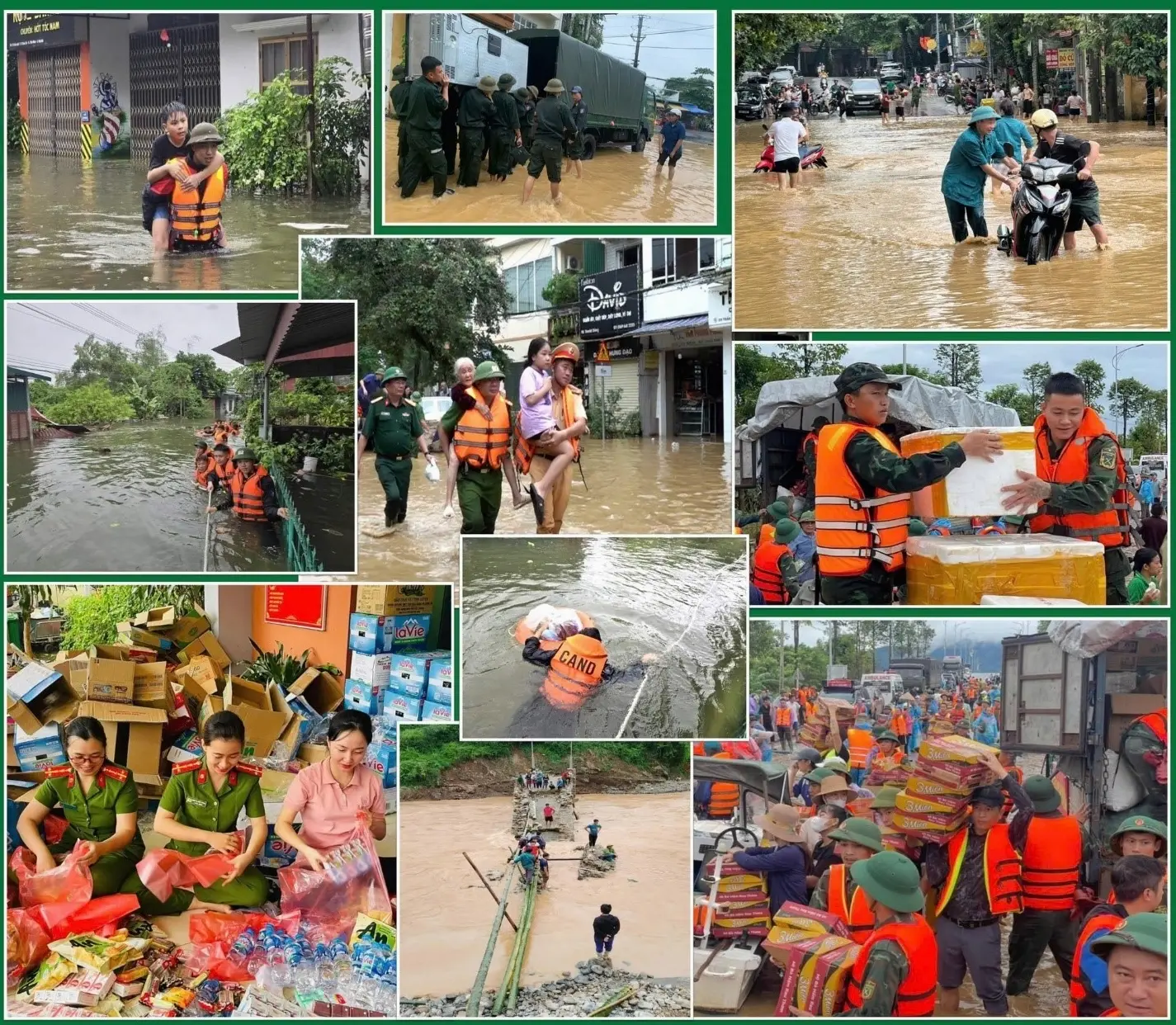 Người trao quà và người nhận
