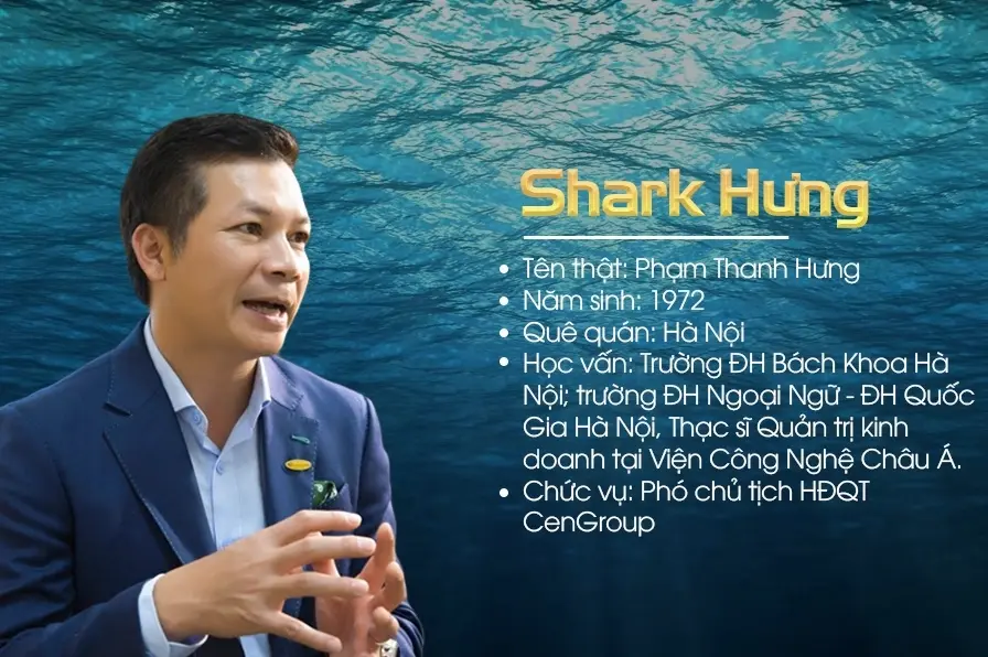 Shark Hưng phát biểu