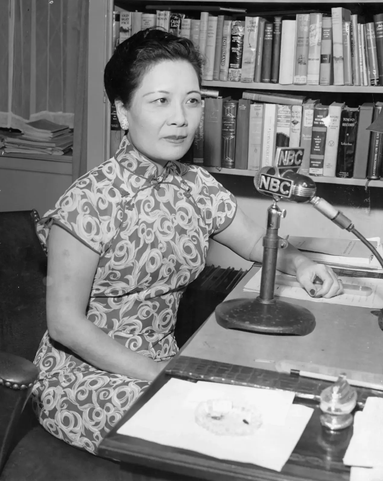 Tống Mỹ Linh phát biểu trên radio