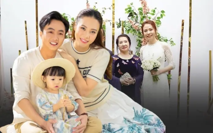 Đàm Thu Trang và gia đình nhỏ
