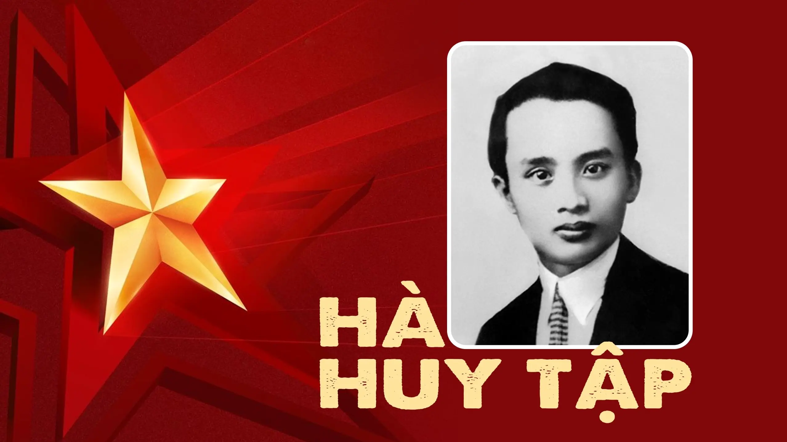 Chân dung đồng chí Hà Huy Tập