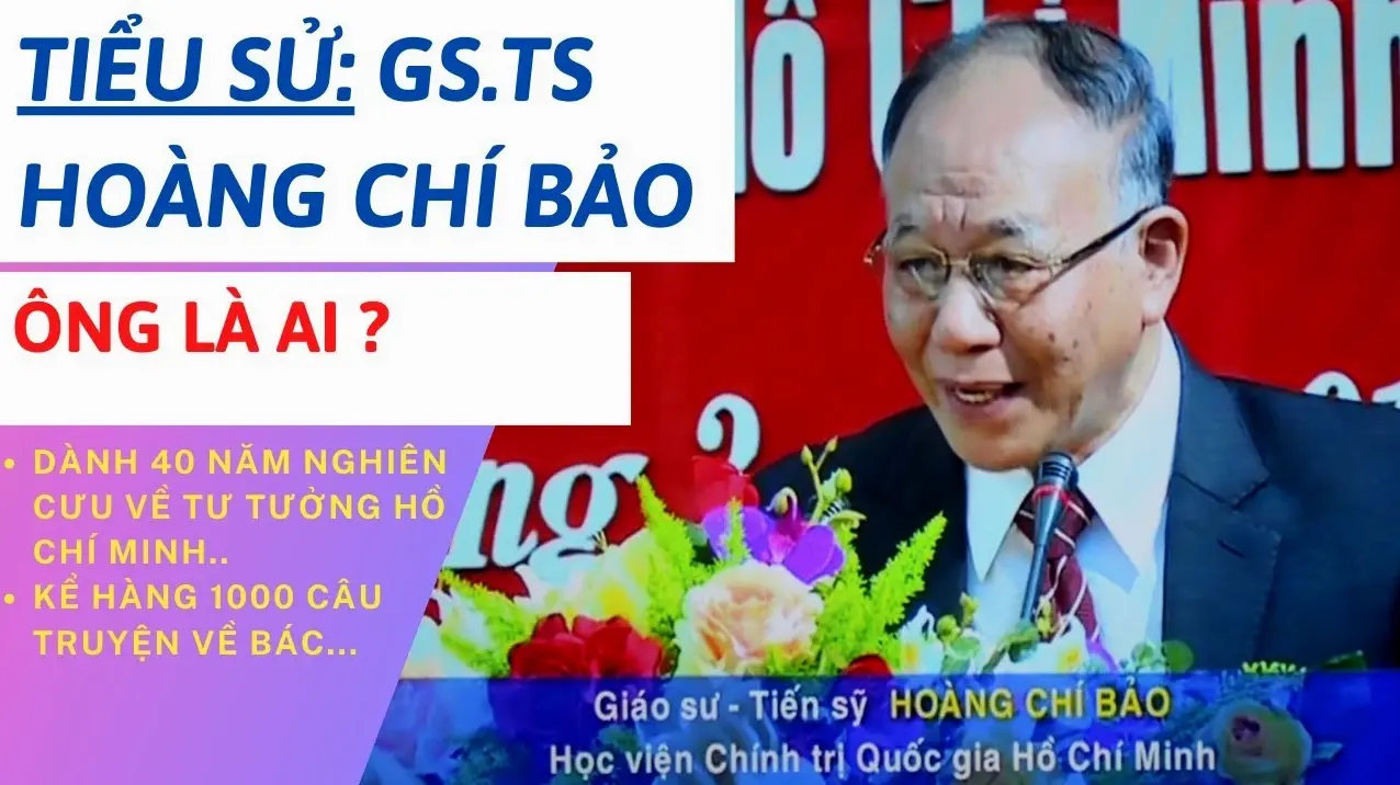 GS. TS Hoàng Chí Bảo phát biểu tại một hội thảo