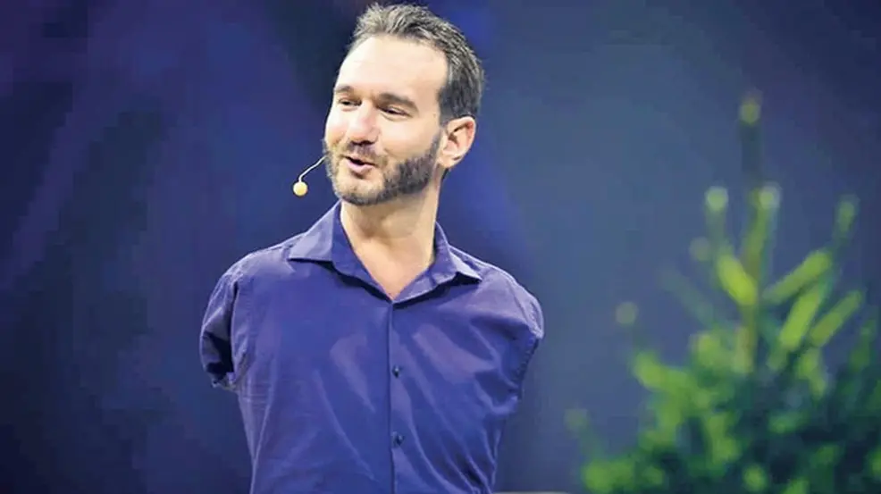 Nick Vujicic chia sẻ với khán giả