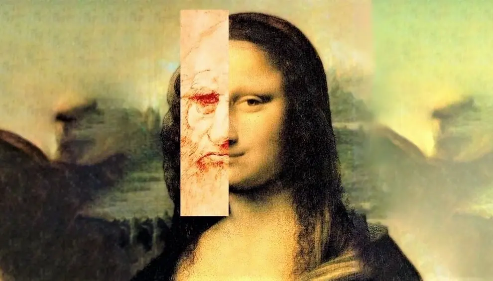 So sánh Mona Lisa với bản vẽ chân dung của Leonardo da Vinci