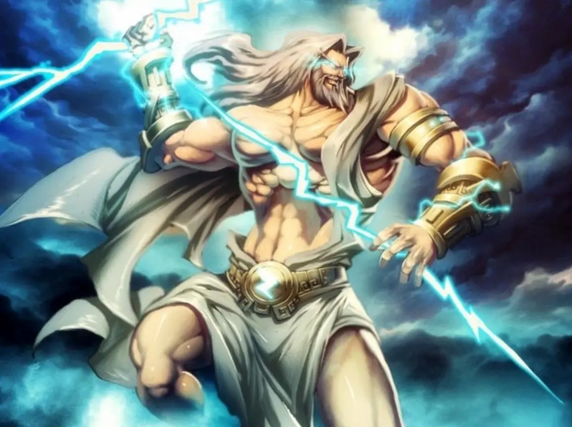 Thần Zeus và đại bàng