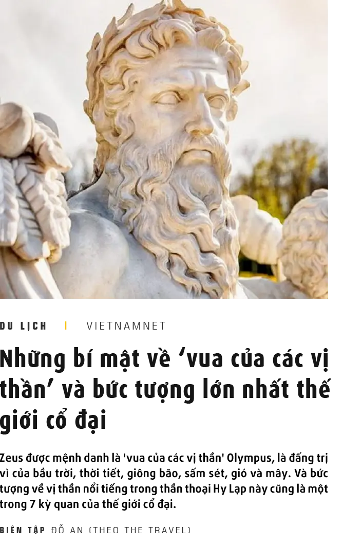Tượng thần Zeus cổ đại