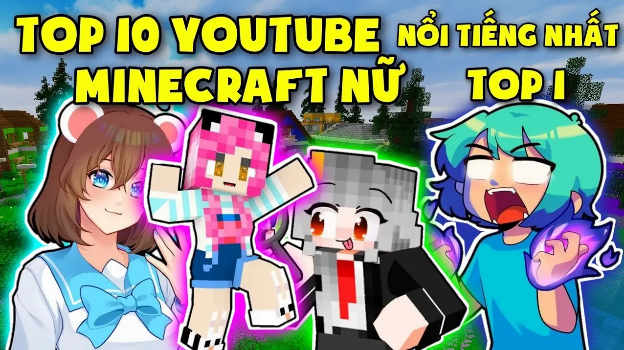 Uyên Pu chơi Minecraft